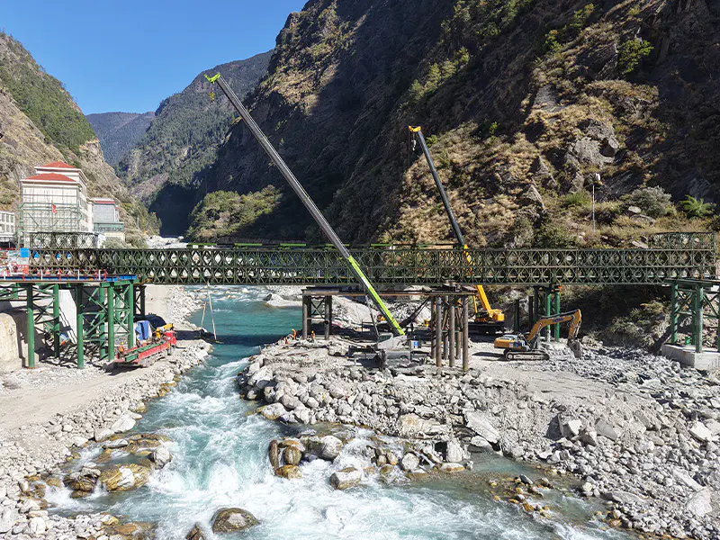 Jilong Port Lifeline Bridge Nepalissa