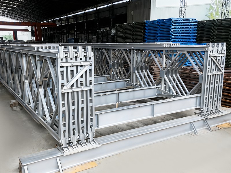 CB450-tyyppinen Large Span Heavy Load Galvanized Bailey Bridge